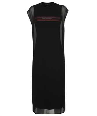 Karl Lagerfeld 215W1350 DOUBLE LAYER JERSEY Dress