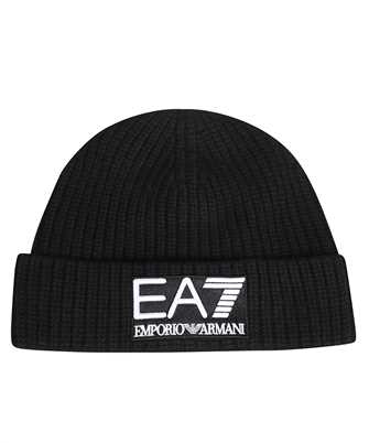 EA7 240131 3F110 LOGO-PATCH RIBBED-KNIT Mtze