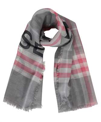 Burberry 8057388 HORSEFERRY PRINT CHECK WOOL SILK LARGE SQUARE Schal