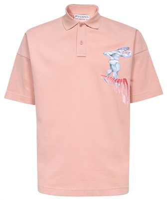 JW Anderson JO0147 PG0960 PLACED PRINT Polo