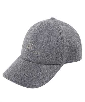 Brunello Cucinelli M038P9850 Flannel Cap
