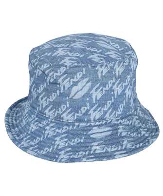 Fendi FXQ697 AK6P DENIM BUCKET Hat