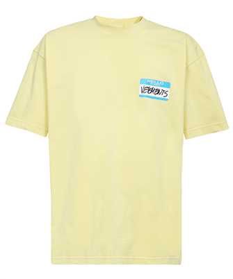 Vetements UE63TR640Y MY NAME IS VETEMENTS FADED T-shirt