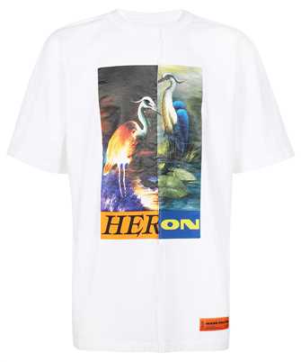 Heron Preston HMAA029F21JER002 SPLIT OVERSIZE T-shirt