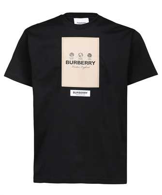 Burberry 8057099 LABEL APPLIQUE COTTON OVERSIZED T-shirt