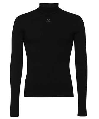 Courreges PERMPU008FI0001 MOCKNECK RIB Knit