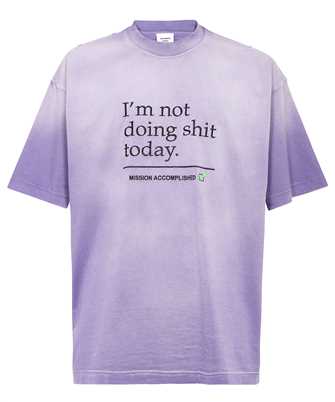 Vetements UE63TR320L NOT DOING SHIT TODAY T-shirt