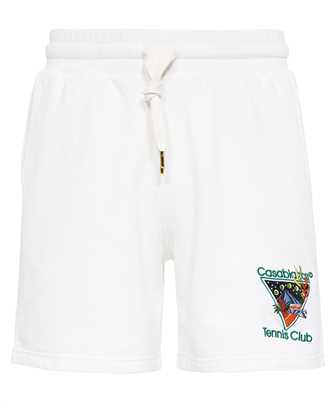 Casablanca MS23 JTR 003 01 TENNIS CLUB ICON EMBROIDERED Bermuda
