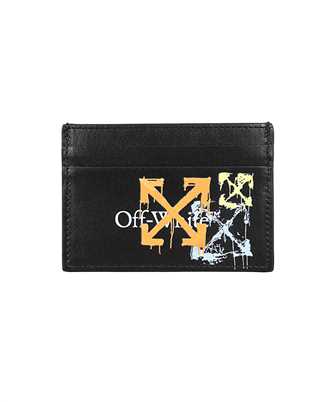 Off-White OMND089S26LEA001 BOOKISH ARROW SPRAY Kartenetui
