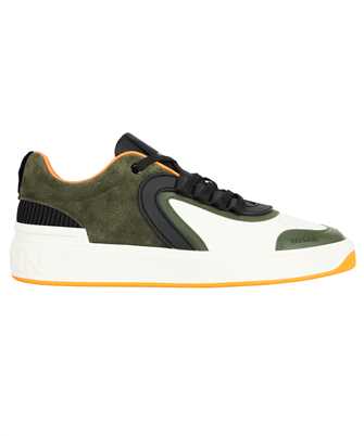 Balmain XM1VI292LGRC B SKATE LOW TOP-GRAINED LEATHER&SUEDE Sneakers