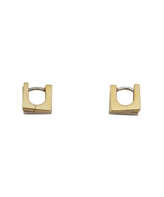 Tom Wood E973CZ01S925 9K STEP HUGGIES DUO CZ Earrings