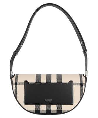 Burberry 8052288 SMALL CHECK CANVAS AND LEATHER OLYMPIA Bag