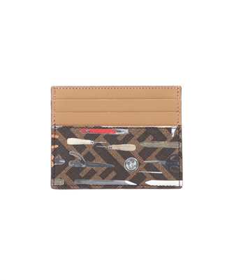 Fendi 7M0164 ARAO CANVAS TOOL PRINT Card holder