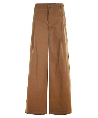 Chlo CH25APA11365 High-waisted wide-leg cotton canvas Trousers