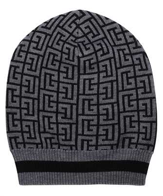Balmain YH0XC000KC61 MONOGRAM WOOL Beanie