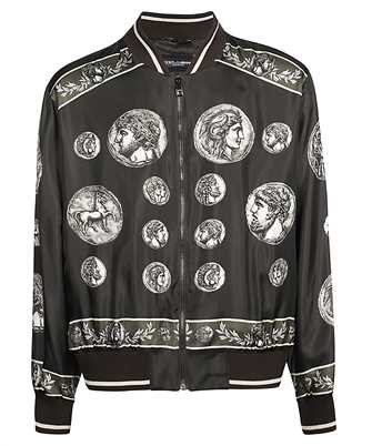 Dolce & Gabbana G9AKOT HI1LK COIN PRINT SILK TWILL Jacket