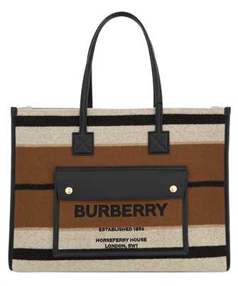 Burberry 8049066 MEDIUM STRIPED FREYA TOTE Bag