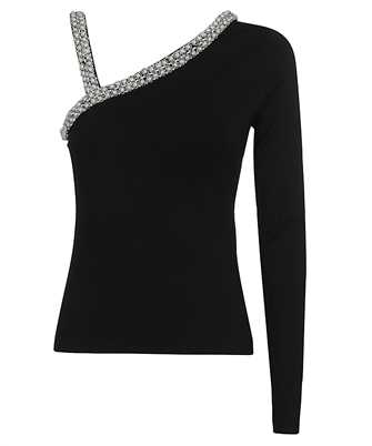 Karl Lagerfeld 236W2012 PEARL ONE-SHOULDER KNIT Top