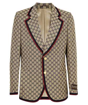 Gucci 654922 ZKU09 GG CANVAS SINGLE BREASTED Jacket