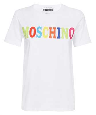 Moschino 0720 541 MULTICOLOUR LOGO ORGANIC JERSEY T-shirt