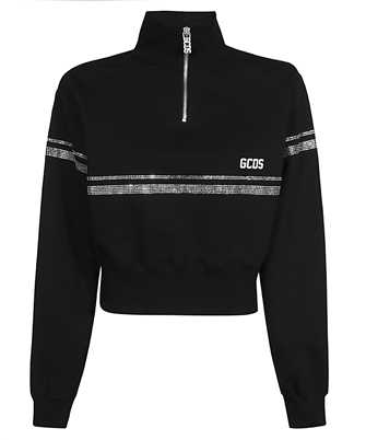 GCDS FW23W220310 BLISS HALF ZIP Felpa