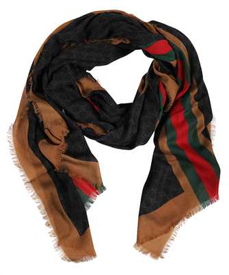 Gucci 721539 4GAE3 SILK WOOL Scarf