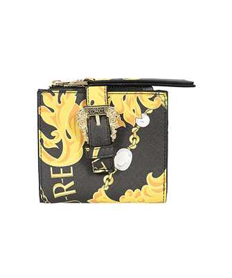 Versace Jeans Couture 75VA5PF2 ZS807 BAROQUE-PATTERN PRINT LEATHER Wallet