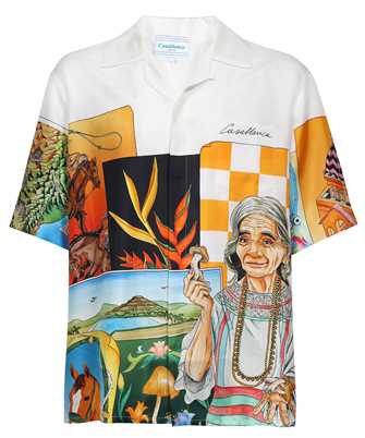 Casablanca MS23 SH 003 15 CUBAN COLLAR Shirt