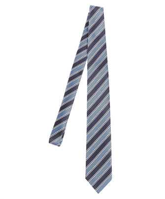 Zegna Z6W04TA6 1P8 PRINTED SILK AND COTTON Tie