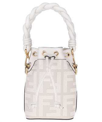 Fendi 8BS010 AKKW MINI MON TRESOR CANVAS Bag