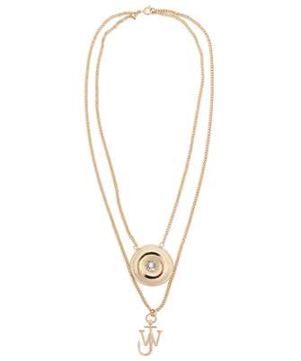 JW Anderson JY0170 OT0003 BUMPER CRYSTAL LAYERED Necklace