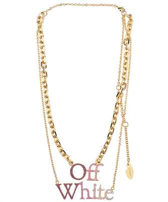 Off-White OWOB097S23MET001 LOGO PAVE' Collana
