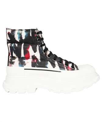 Alexander McQueen 727384 W4PM1 WATERCOLOUR GRAFFITI TREAD SLICK Boots