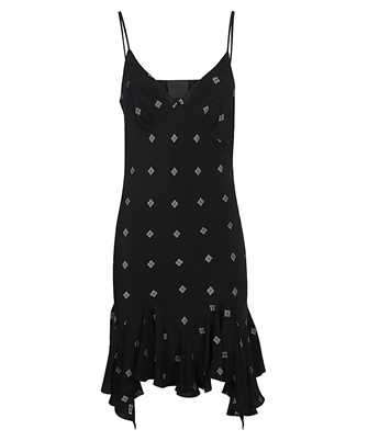 Givenchy BW21P314W4 STRAPS IN 4G SILK RUFFLES Dress