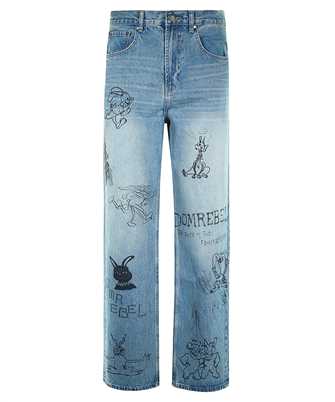 Domrebel COLLEGE JEANS  MID BLUE Jean
