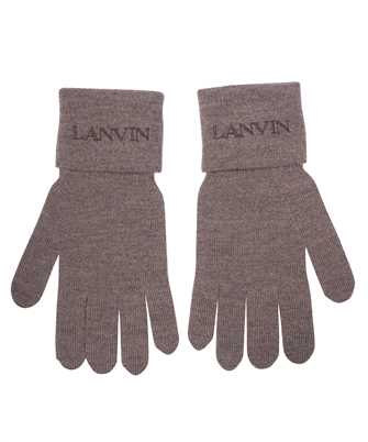 Lanvin 6LGUAN U7132 LOGO-EMBROIDERED WOOL Handschuhe