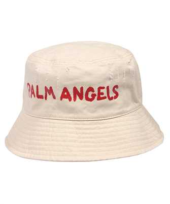 Palm Angels PMLA036S24FAB001 SEASONAL LOGO BUCKET Cappello