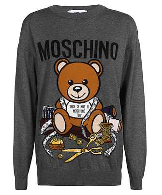 Moschino V0921 5505 SEWING TEDDY BEAR-PRINT Maglia