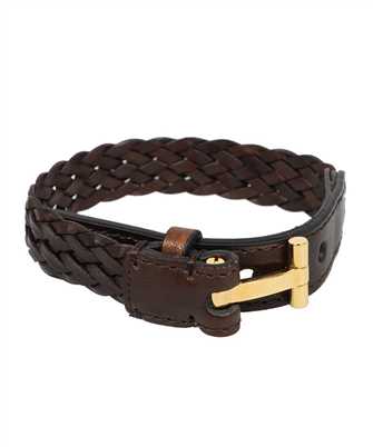 Tom Ford JM0001T WCABR WOVEN CALF LEATHER Bracciale