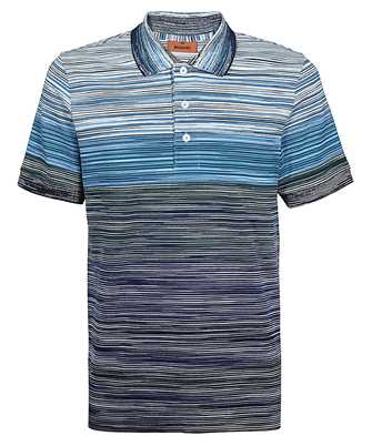 MISSONI US23W205 BJ0014 STRIPE-PATTERN COTTON Polo