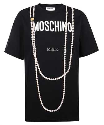 Moschino V0718 0541 PRINTED ORGANIC COTTON JERSEY T-shirt