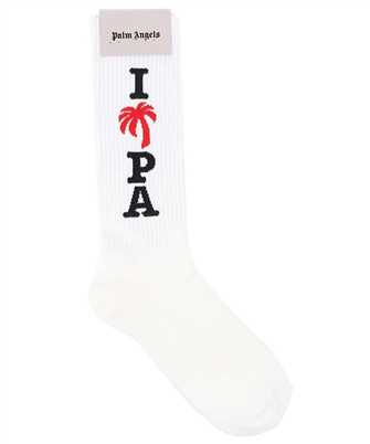 Palm Angels PMRA001S23FAB004 I LOVE PA Socks