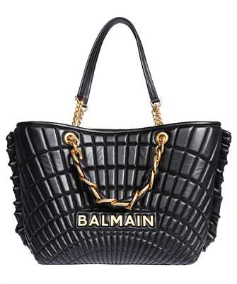 Balmain AN1FE801LQVT 1945 SOFT TOTE-QUILTED LAMBSKIN&LOGO Bag