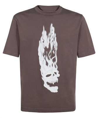 Heron Preston HMAA032F22JER001 FLAMING SKULL T-shirt