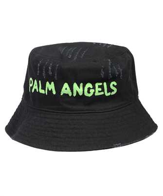 Palm Angels PMLA036S24FAB001 SEASONAL LOGO BUCKET Cappello