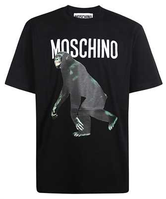 Moschino A0713 0241 Chimpanzee Print T-shirt