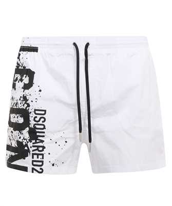 Dsquared2 D7B645420 ICON SPLASH MIDI Badeshorts