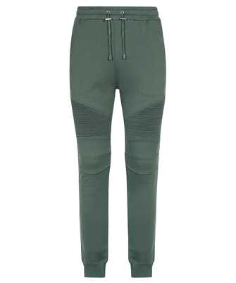 Balmain YH1OB000BB66 PARIS LOGO RIBBED BALMAIN PRINTED Pantalone