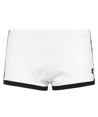 Courreges 223JSH023JS0070 CONTRASTING-TRIM LOGO Bermuda