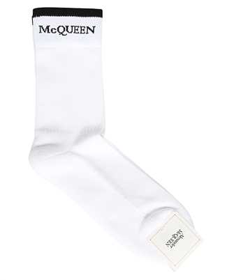 Alexander McQueen 685561 4D92Q LOGO-KNITTED COTTON Socken
